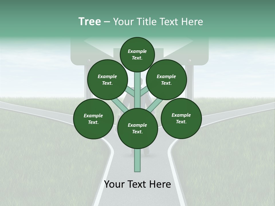 Employment Thoroughfare Horizon PowerPoint Template