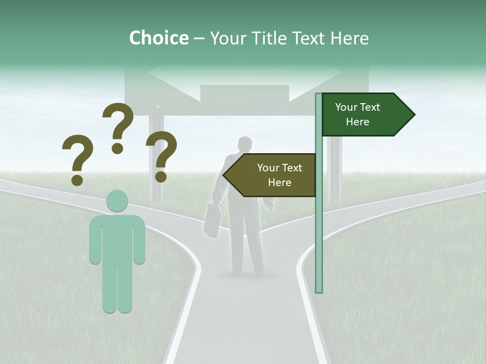 Employment Thoroughfare Horizon PowerPoint Template