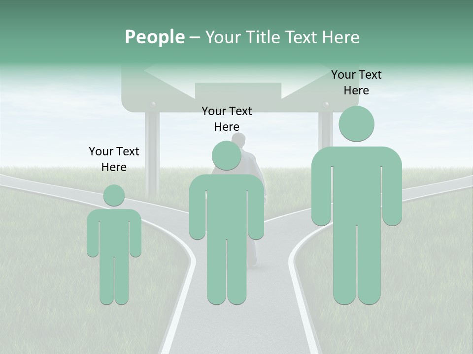 Employment Thoroughfare Horizon PowerPoint Template