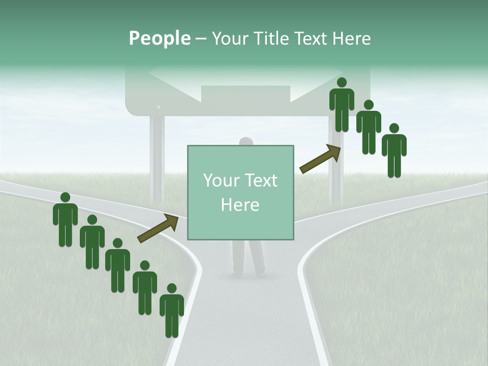 Employment Thoroughfare Horizon PowerPoint Template