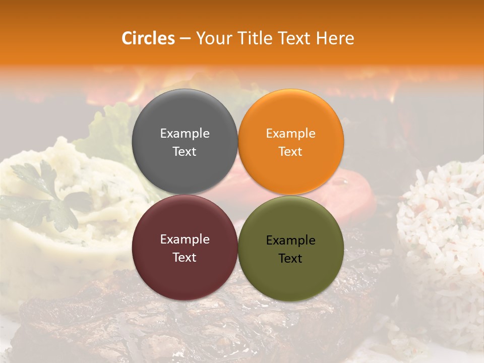 Fire Potato Meal PowerPoint Template