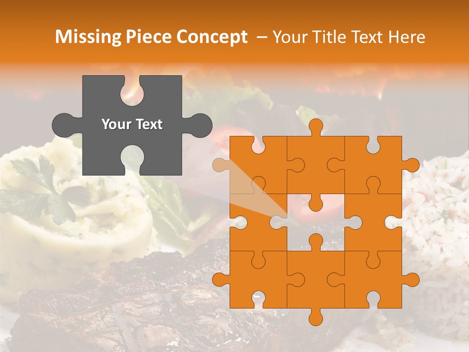 Fire Potato Meal PowerPoint Template