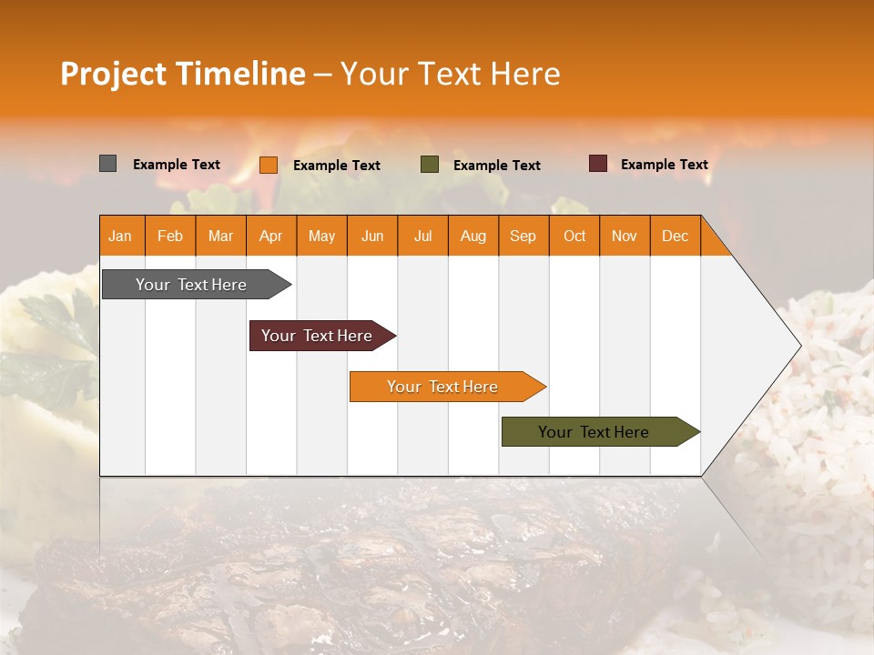 Fire Potato Meal PowerPoint Template