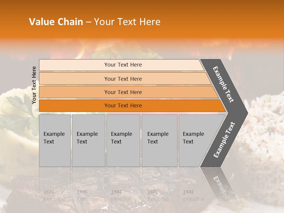 Fire Potato Meal PowerPoint Template
