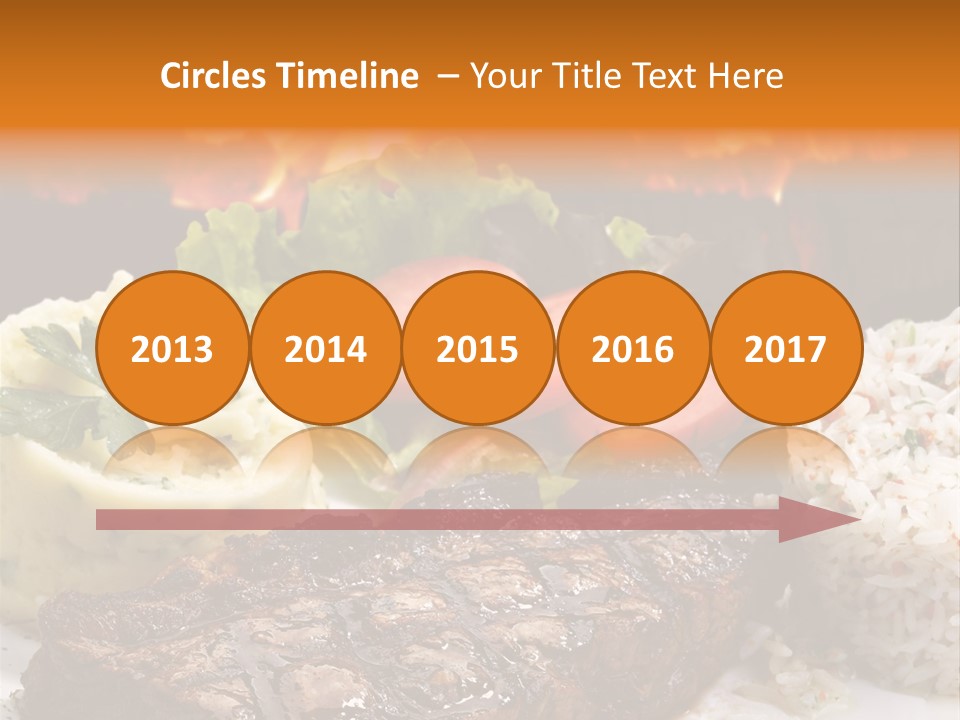 Fire Potato Meal PowerPoint Template