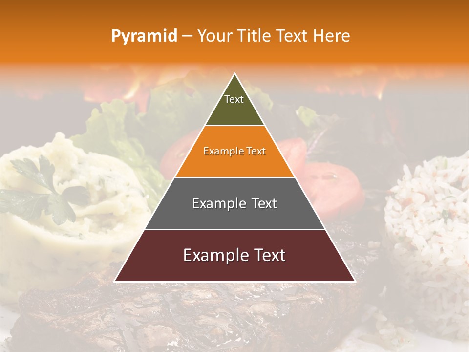 Fire Potato Meal PowerPoint Template
