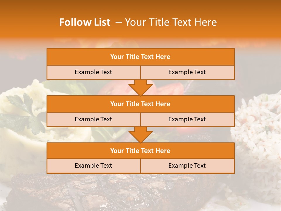 Fire Potato Meal PowerPoint Template