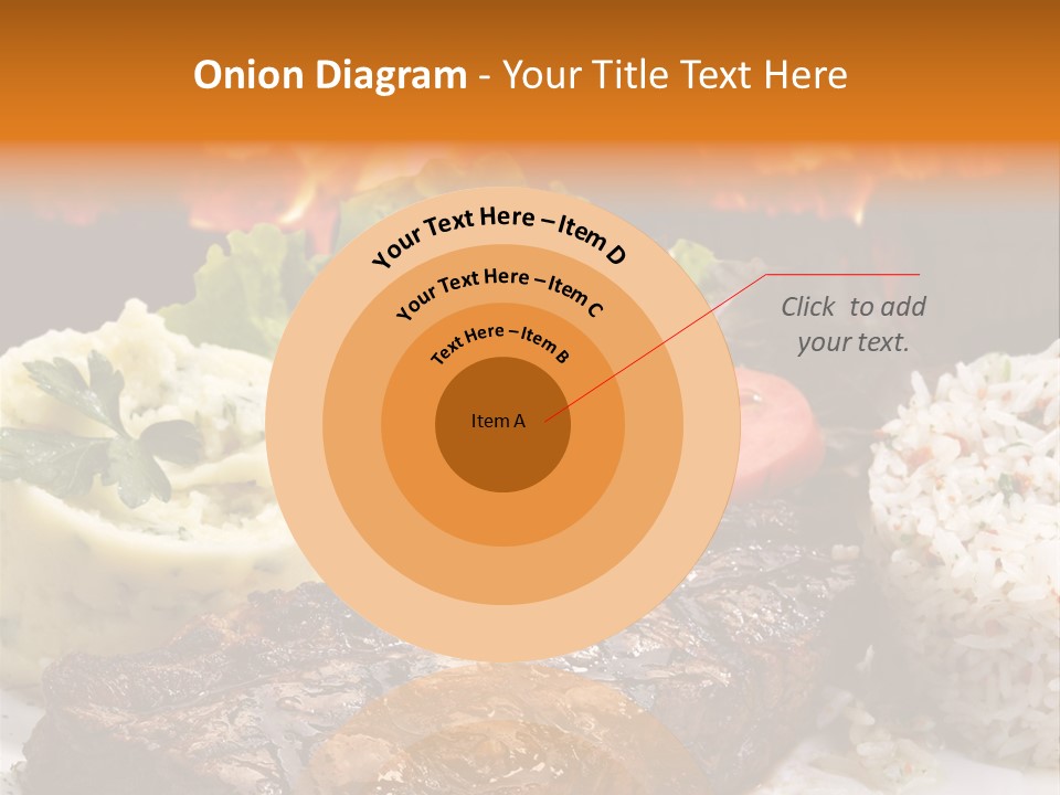 Fire Potato Meal PowerPoint Template