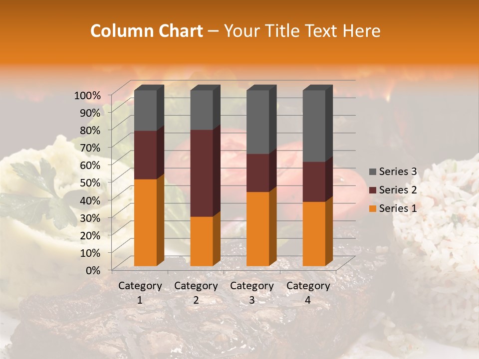 Fire Potato Meal PowerPoint Template