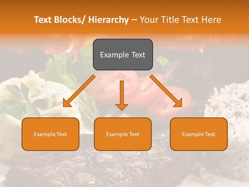 Fire Potato Meal PowerPoint Template