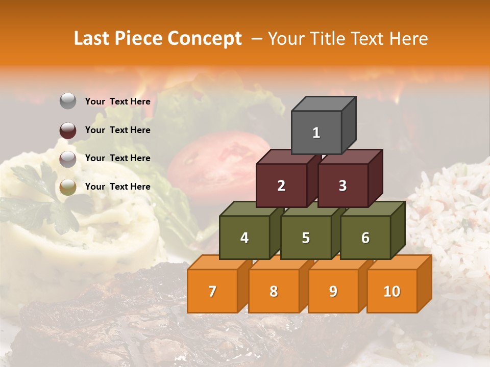 Fire Potato Meal PowerPoint Template