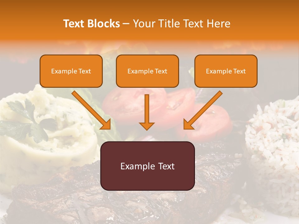 Fire Potato Meal PowerPoint Template