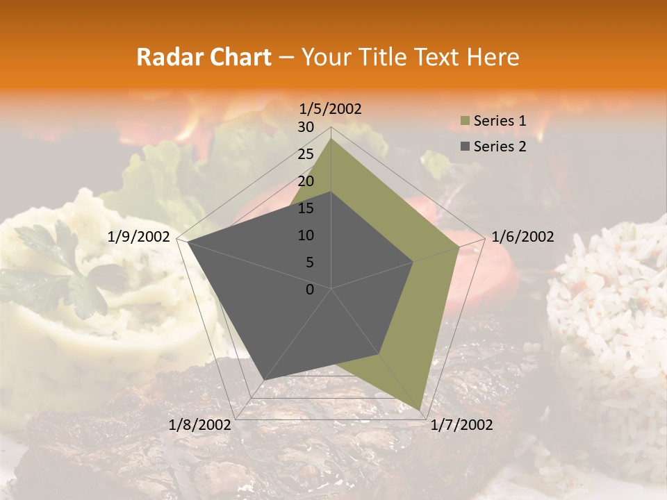 Fire Potato Meal PowerPoint Template