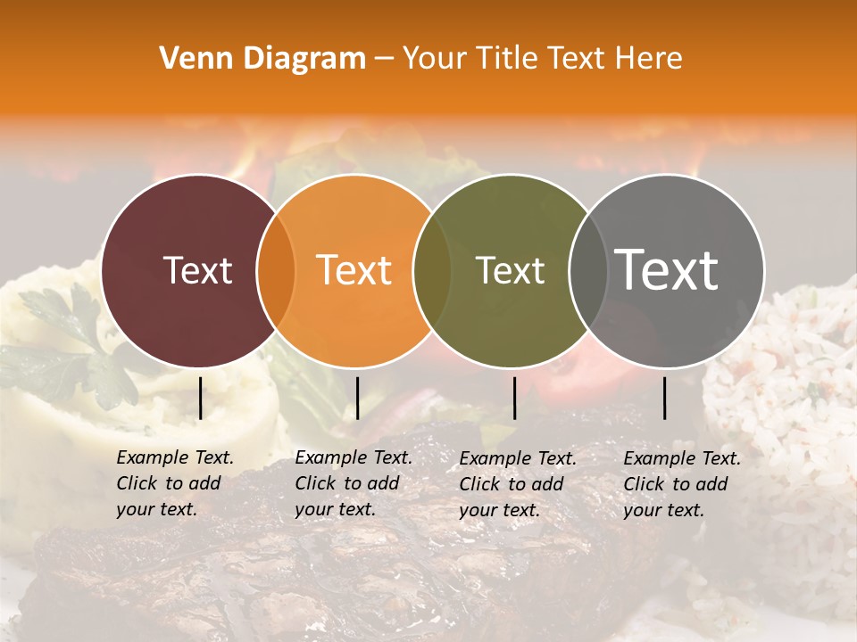 Fire Potato Meal PowerPoint Template