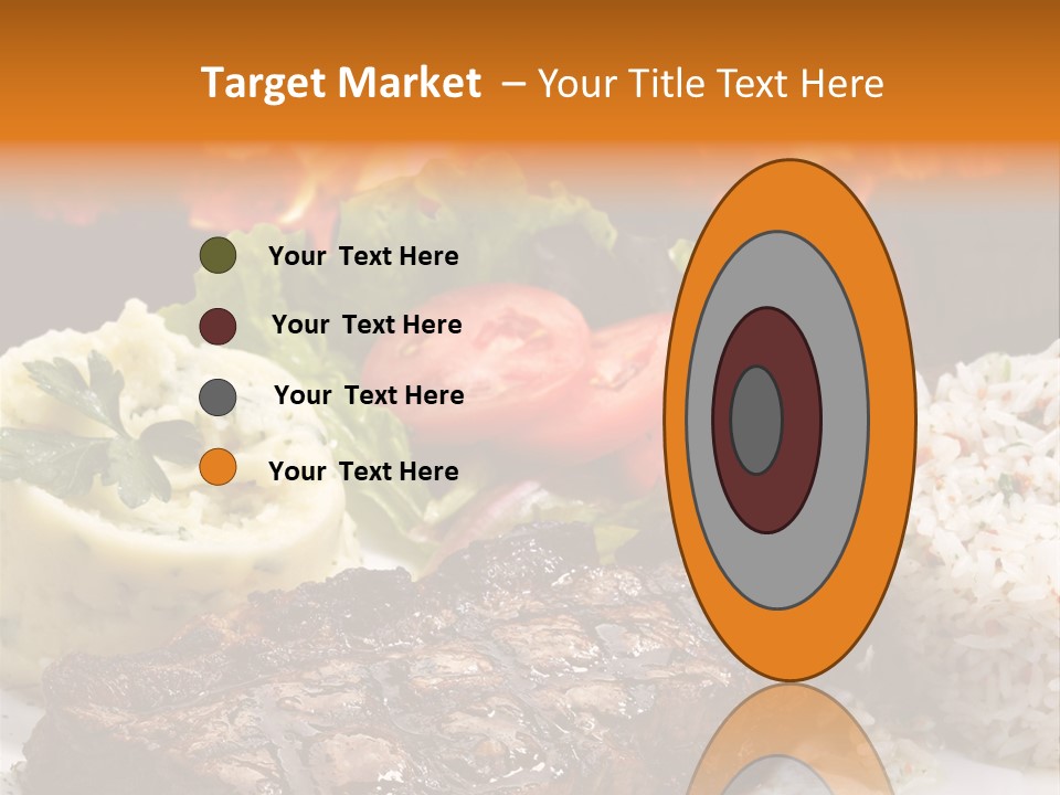Fire Potato Meal PowerPoint Template