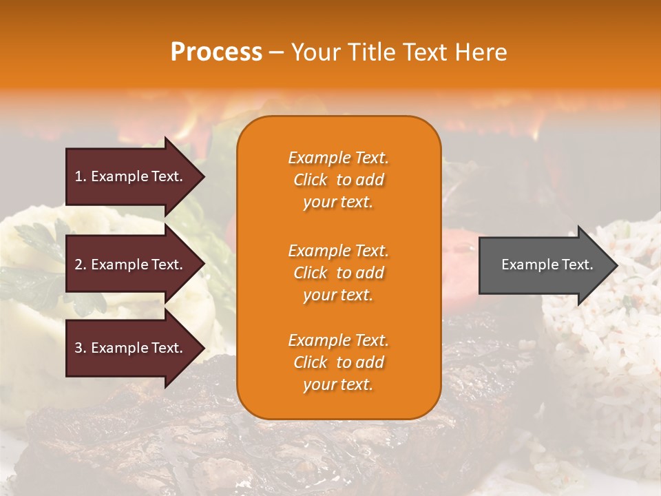 Fire Potato Meal PowerPoint Template
