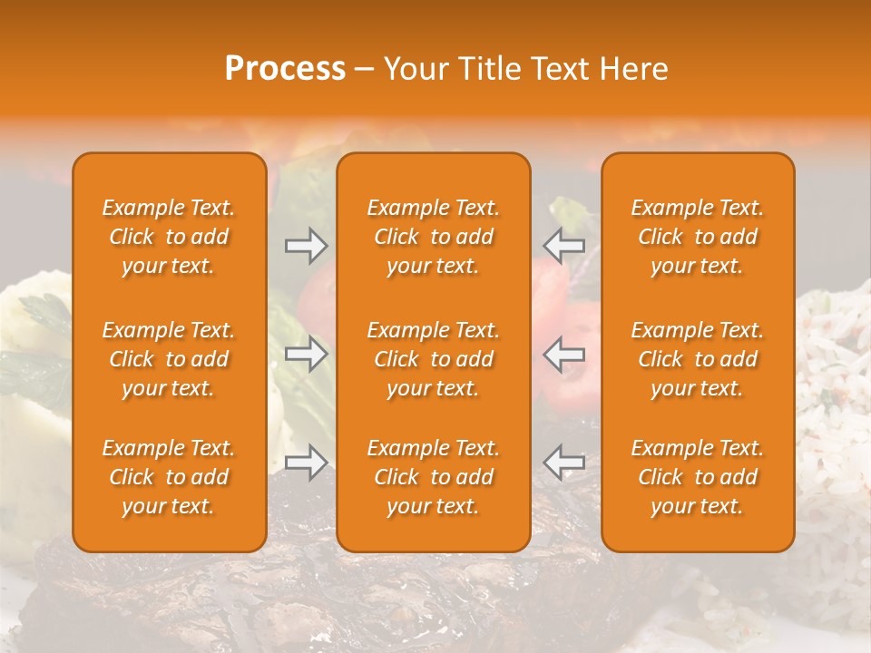 Fire Potato Meal PowerPoint Template