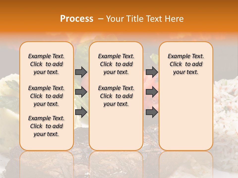 Fire Potato Meal PowerPoint Template