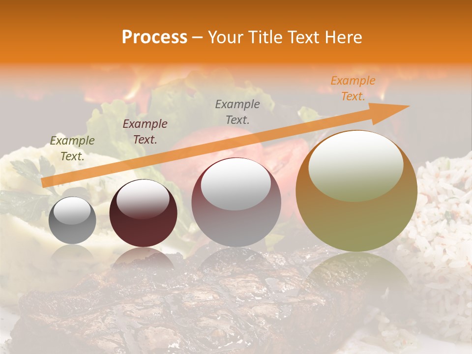 Fire Potato Meal PowerPoint Template