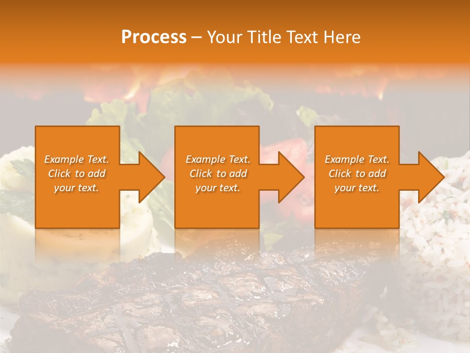 Fire Potato Meal PowerPoint Template