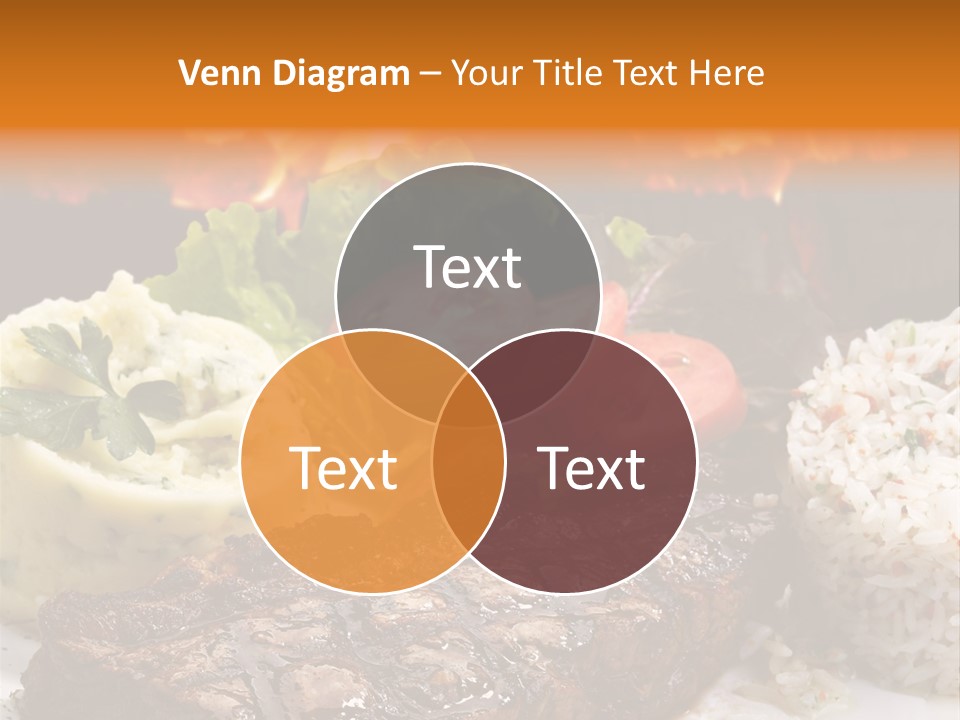 Fire Potato Meal PowerPoint Template