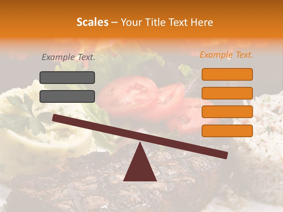 Fire Potato Meal PowerPoint Template