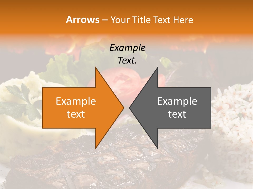 Fire Potato Meal PowerPoint Template