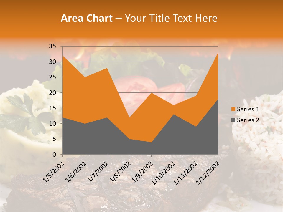 Fire Potato Meal PowerPoint Template