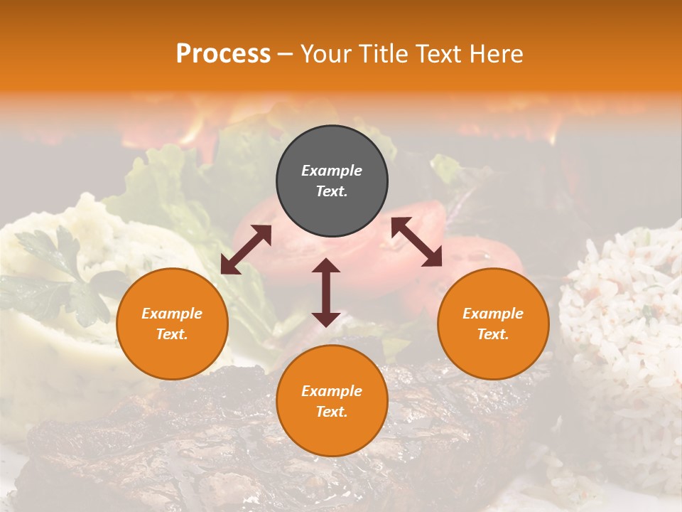 Fire Potato Meal PowerPoint Template