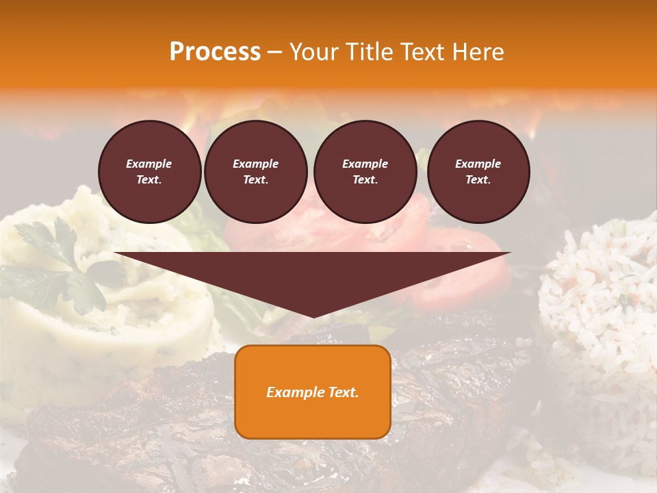 Fire Potato Meal PowerPoint Template
