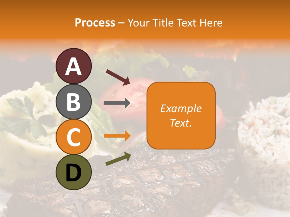 Fire Potato Meal PowerPoint Template