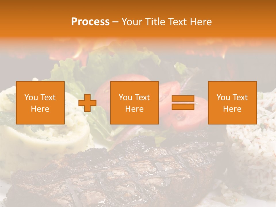 Fire Potato Meal PowerPoint Template