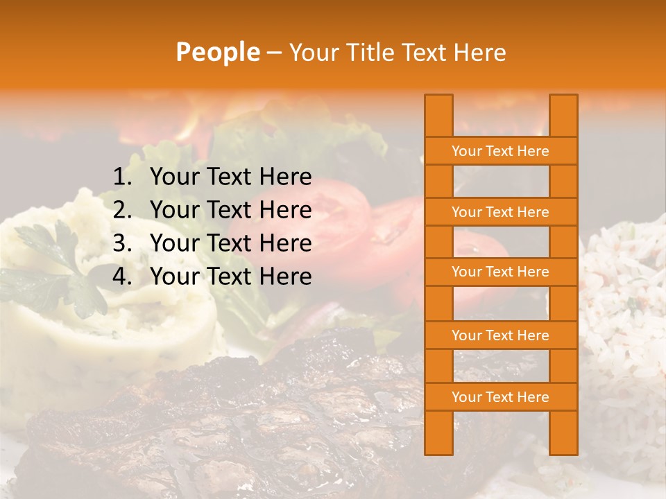 Fire Potato Meal PowerPoint Template