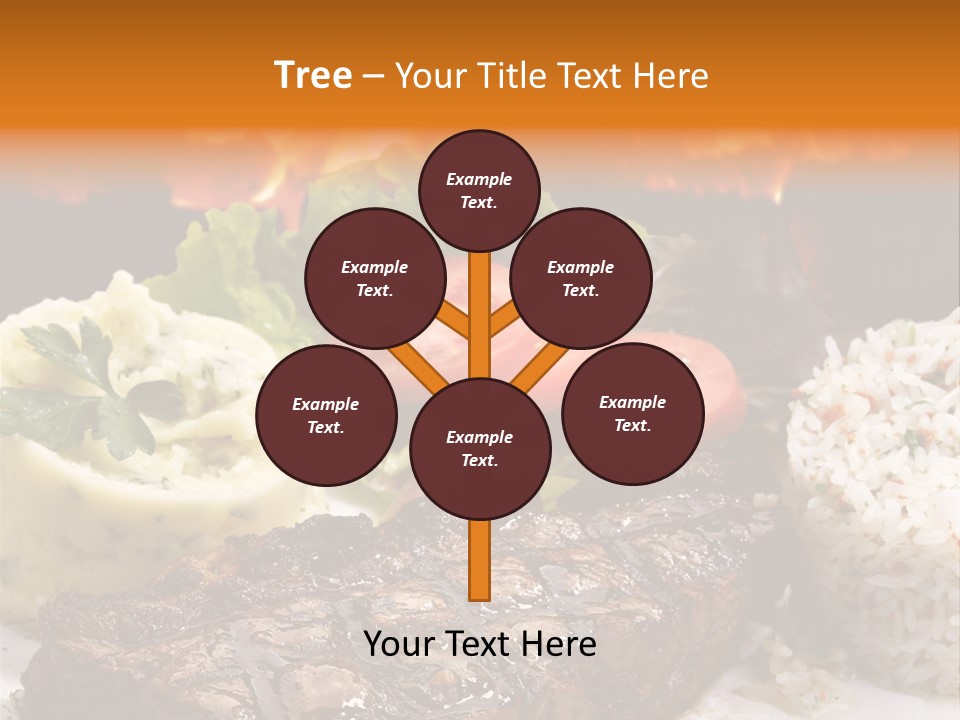 Fire Potato Meal PowerPoint Template