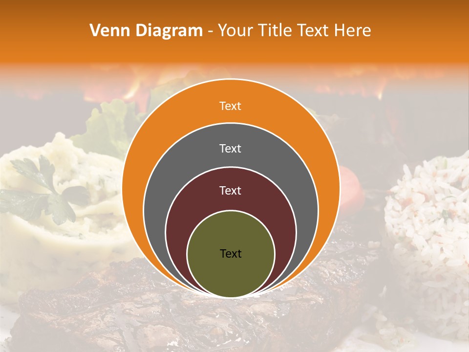 Fire Potato Meal PowerPoint Template