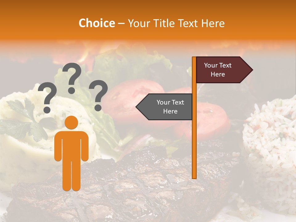 Fire Potato Meal PowerPoint Template