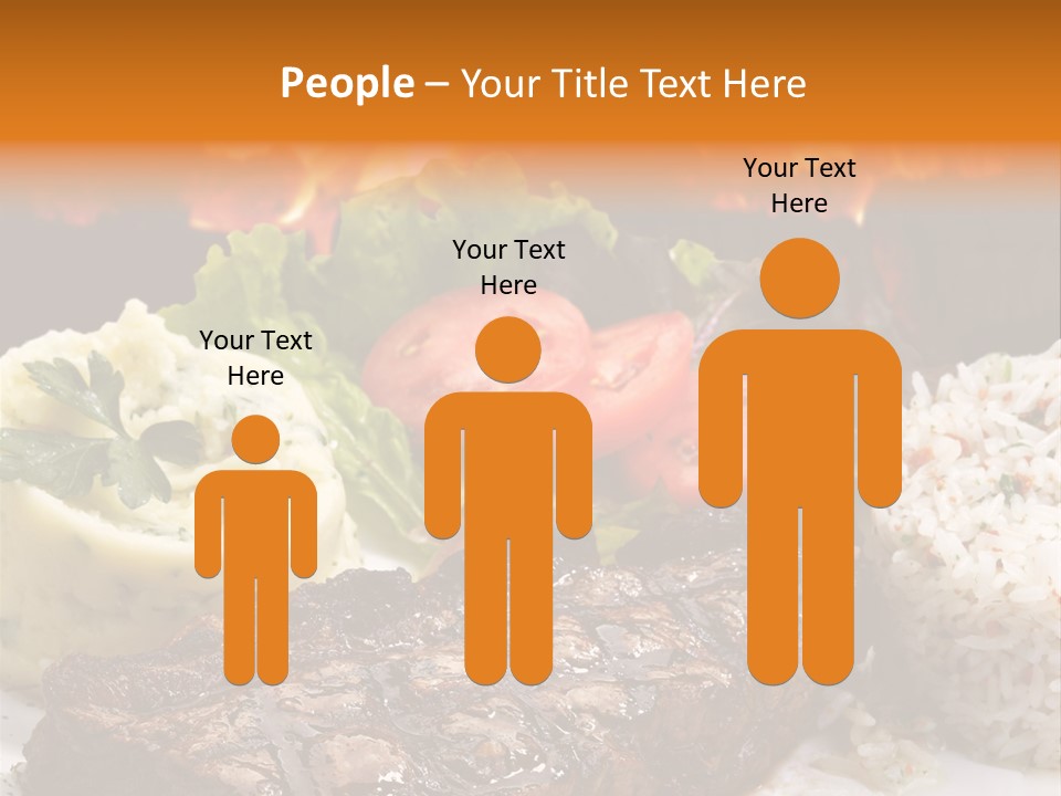 Fire Potato Meal PowerPoint Template