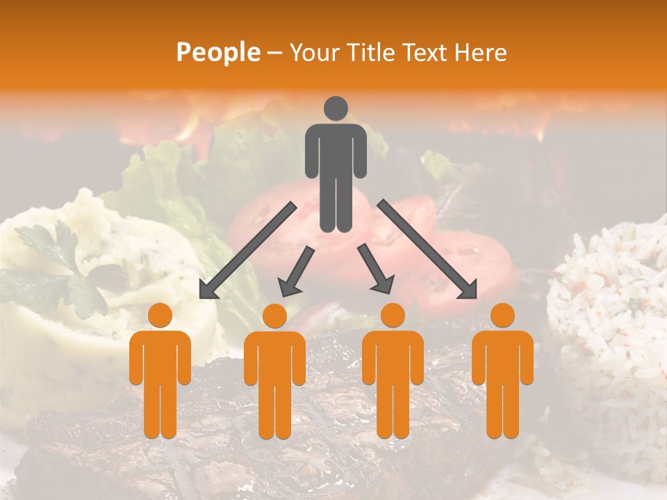 Fire Potato Meal PowerPoint Template