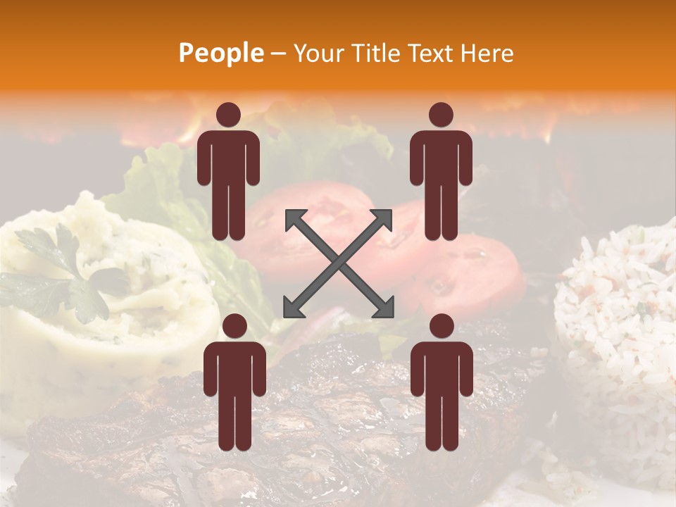 Fire Potato Meal PowerPoint Template