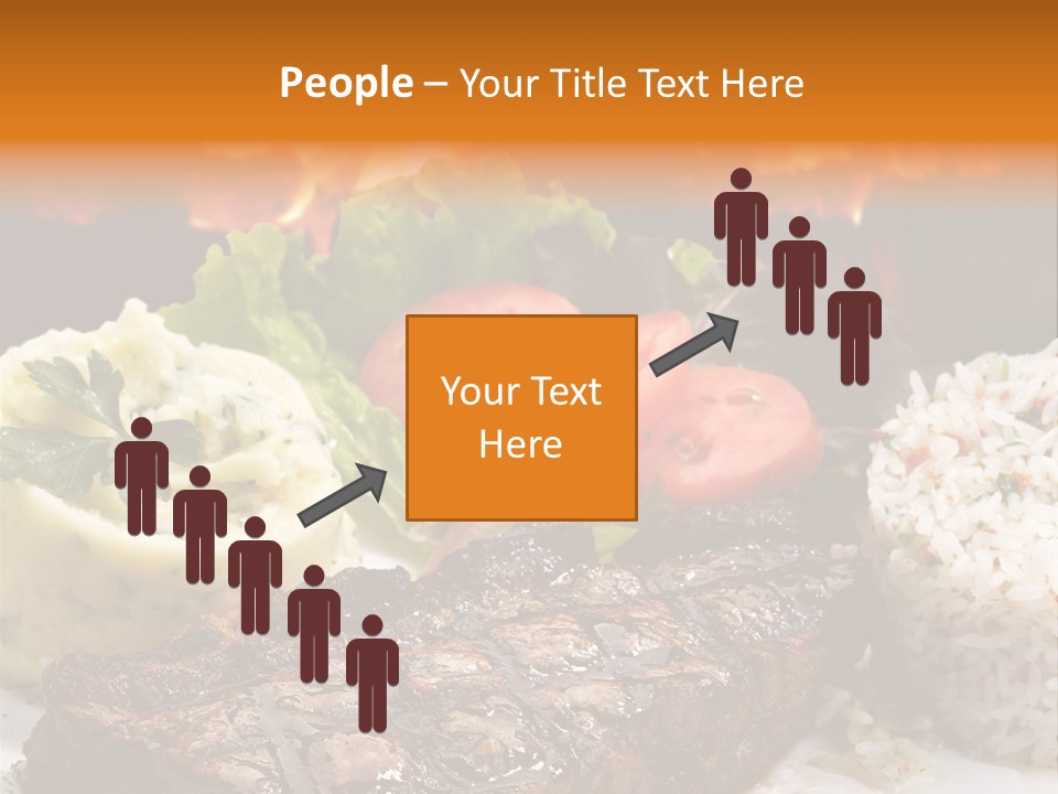 Fire Potato Meal PowerPoint Template