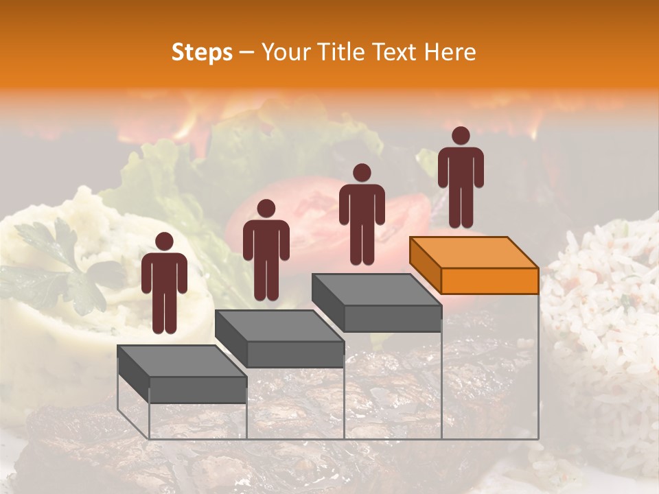 Fire Potato Meal PowerPoint Template