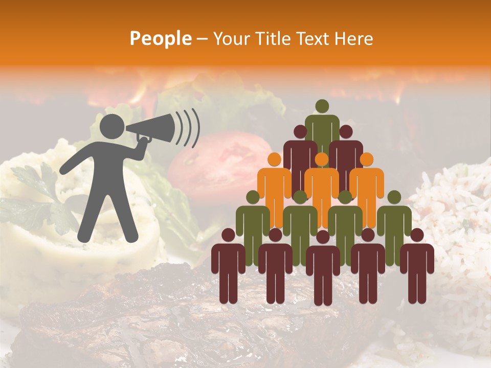 Fire Potato Meal PowerPoint Template