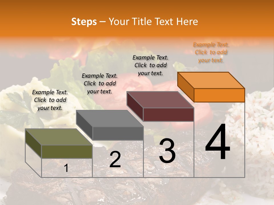 Fire Potato Meal PowerPoint Template