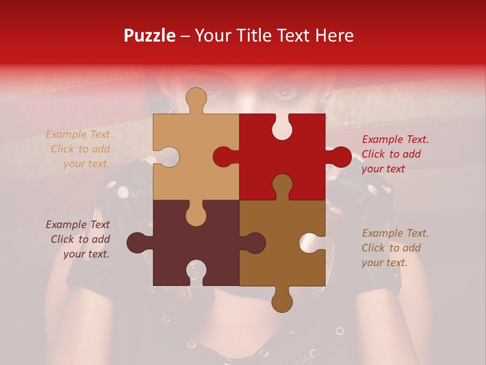 Attractive Headphone Grunge PowerPoint Template