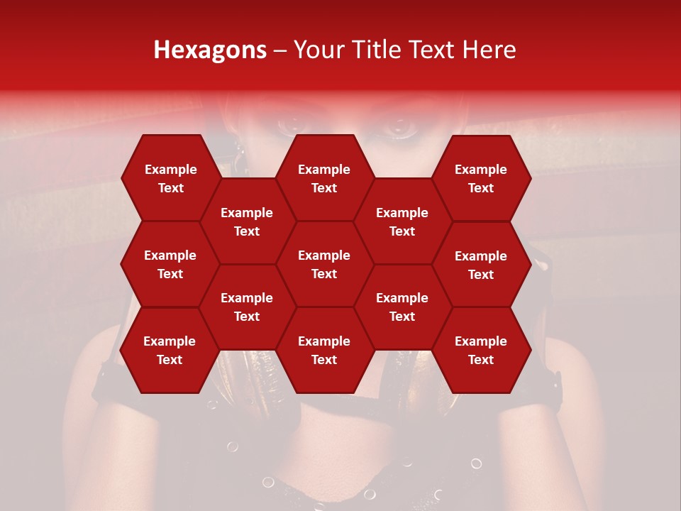 Attractive Headphone Grunge PowerPoint Template