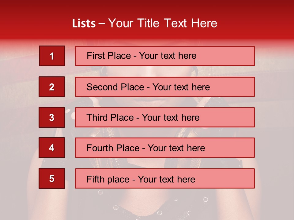 Attractive Headphone Grunge PowerPoint Template