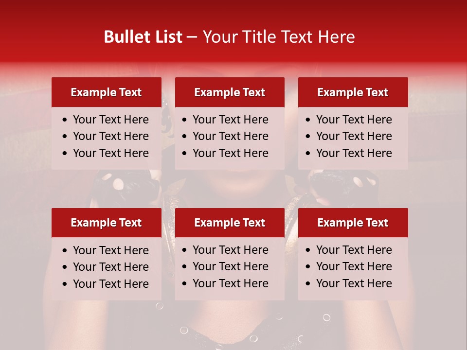 Attractive Headphone Grunge PowerPoint Template