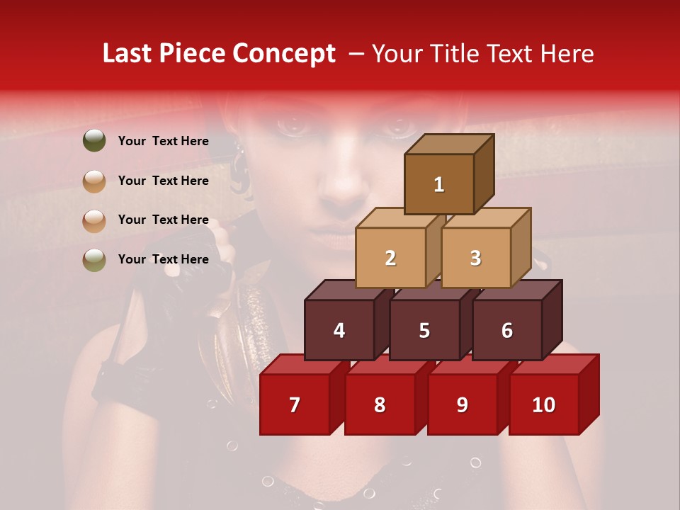 Attractive Headphone Grunge PowerPoint Template