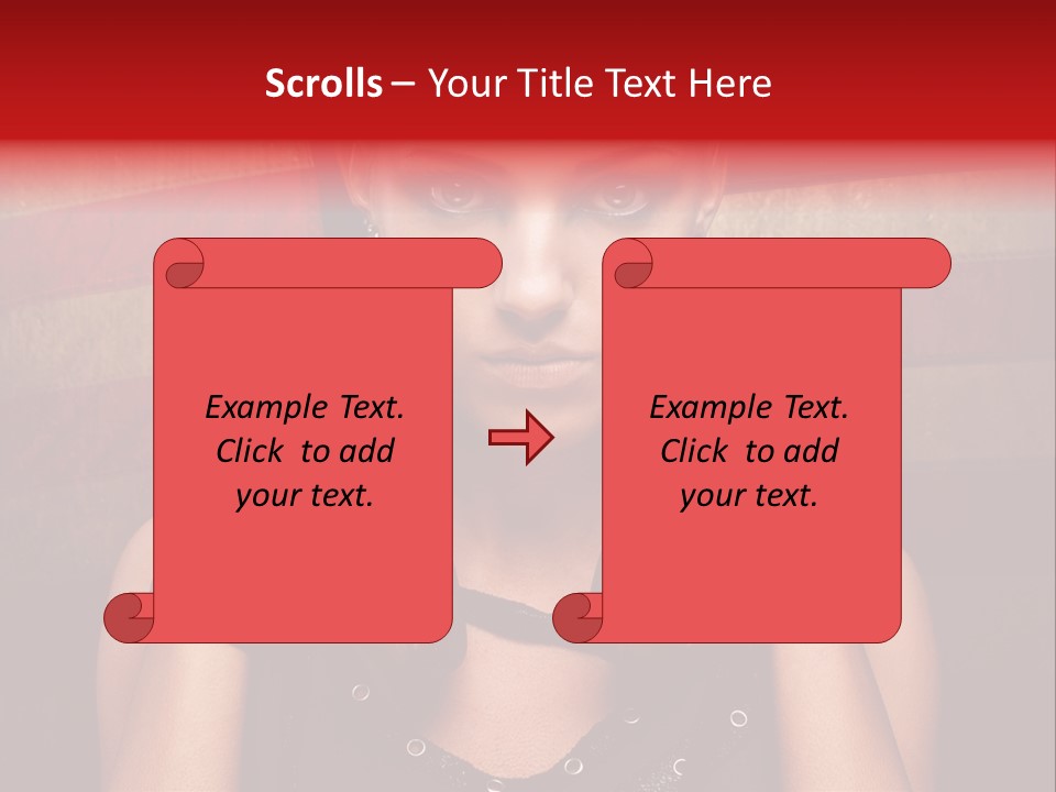 Attractive Headphone Grunge PowerPoint Template
