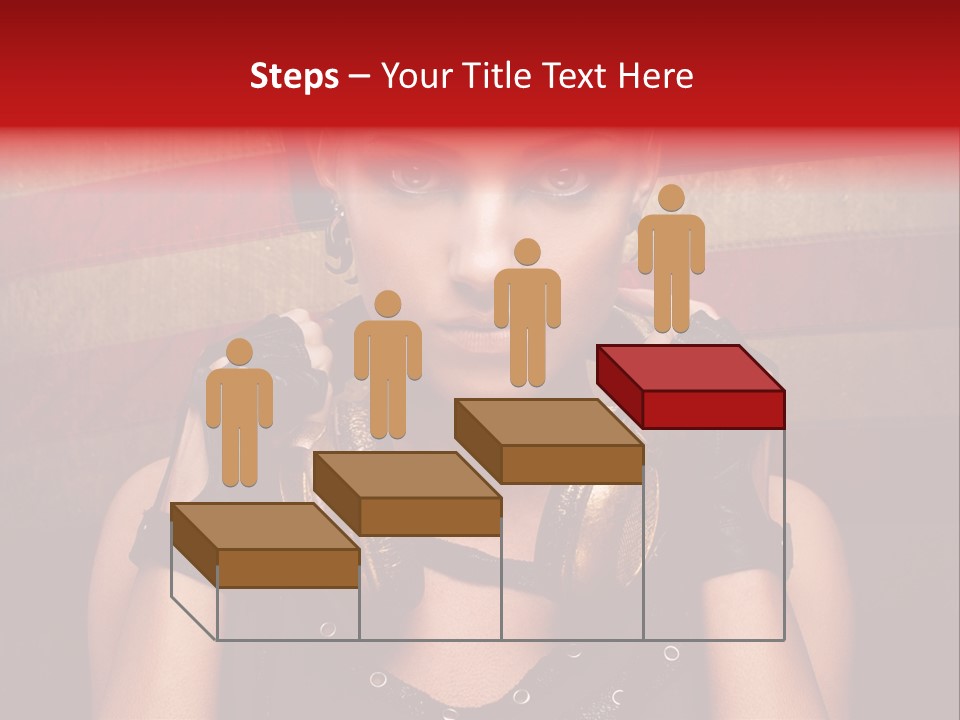 Attractive Headphone Grunge PowerPoint Template